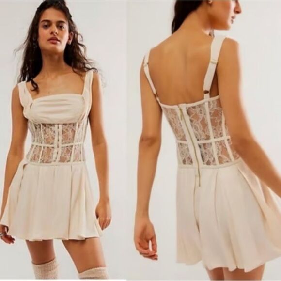 Free People Dresses & Skirts - Free People Odette Mini Dress Sz 2 NWT